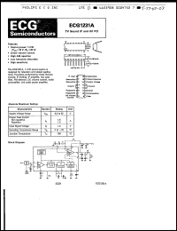 Click here to download ECG1231A Datasheet