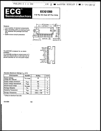 Click here to download ECG1293 Datasheet