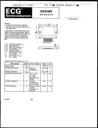 Click here to download ECG1351 Datasheet