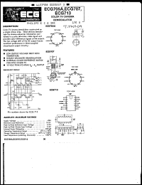 Click here to download ECG705A Datasheet