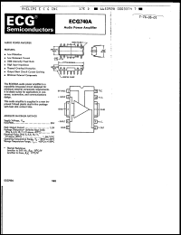Click here to download ECG740A Datasheet