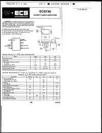 Click here to download ECG745 Datasheet