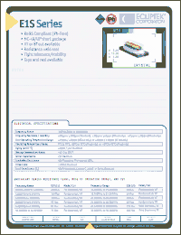 Click here to download E1SDAS-20000MTR Datasheet