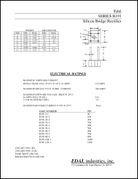 Click here to download B191-70-1 Datasheet