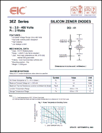 Click here to download 3EZ240D5 Datasheet