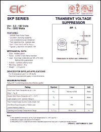 Click here to download 5KP150 Datasheet