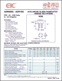 Click here to download A2W005 Datasheet