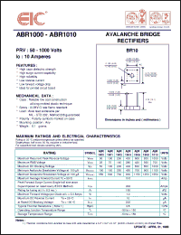 Click here to download ABR1008 Datasheet