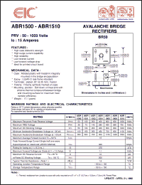 Click here to download ABR1501 Datasheet