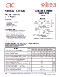 Click here to download ABR3502 Datasheet