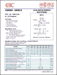 Click here to download ABR802 Datasheet