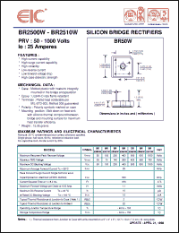 Click here to download BR2501W Datasheet