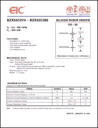 Click here to download BZX55C110 Datasheet