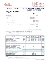 Click here to download DR200G Datasheet