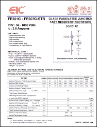 Click here to download FR307G-STR Datasheet