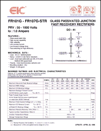 Click here to download FR107G-STR Datasheet