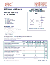 Click here to download MR5008L Datasheet