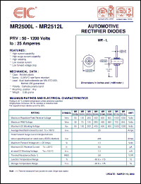 Click here to download MR2508L Datasheet
