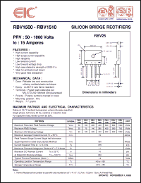 Click here to download RBV1508 Datasheet
