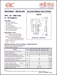 Click here to download RBV2506D Datasheet