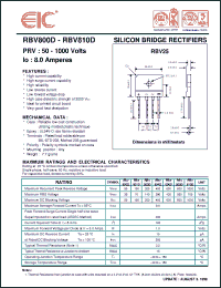 Click here to download RBV800 Datasheet