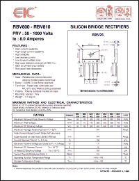 Click here to download RBV802 Datasheet