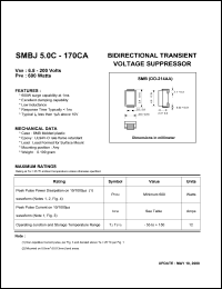 Click here to download SMBJ170CA Datasheet
