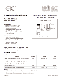 Click here to download P6SMB350A Datasheet