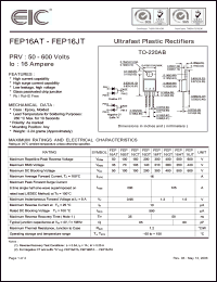 Click here to download FEP16 Datasheet