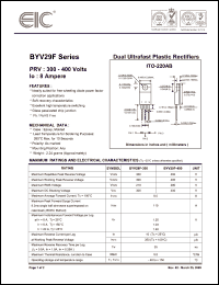 Click here to download BYV29F-400 Datasheet