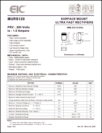 Click here to download MURS120 Datasheet