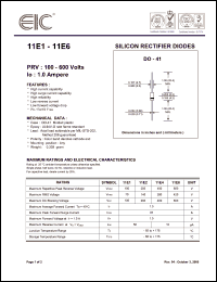 Click here to download 11E1 Datasheet