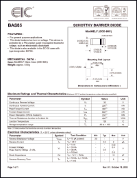 Click here to download BAS85 Datasheet