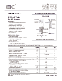 Click here to download MBRF2545CT Datasheet