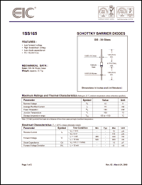 Click here to download 1SS165 Datasheet