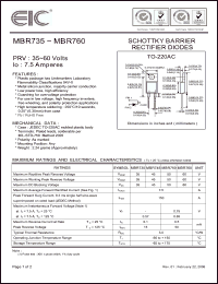Click here to download MBR745 Datasheet