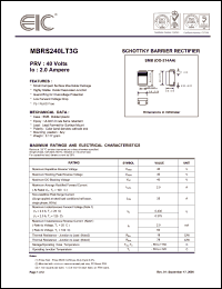 Click here to download MBRS240LT3 Datasheet