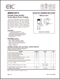 Click here to download MBRS120T3 Datasheet