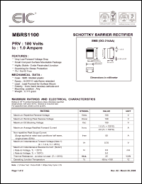 Click here to download MBRS1100 Datasheet