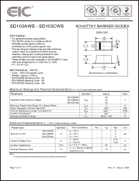 Click here to download SD103CWS Datasheet