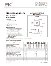 Click here to download ABR5002W Datasheet