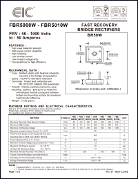 Click here to download FBR5002W Datasheet