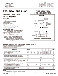 Click here to download FBR1508W Datasheet