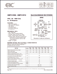 Click here to download KBPC3502 Datasheet