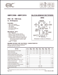 Click here to download KBPC3501 Datasheet