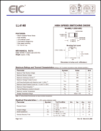 Click here to download LL4148 Datasheet