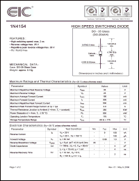 Click here to download 1N4154 Datasheet