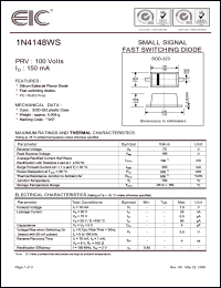 Click here to download 1N4148WS Datasheet
