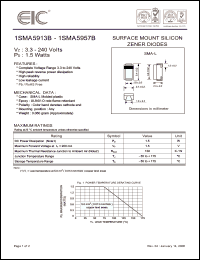 Click here to download 1SMA5926B Datasheet