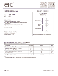 Click here to download BZX85B100 Datasheet